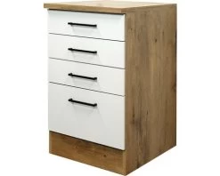 FLEX WELL Onderkast Vintea Magnoliawit 50x60x85 Cm