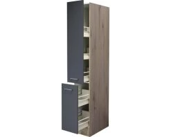 FLEX WELL Apothekerskast Tiago Basaltgrijs 30x57x200 Cm