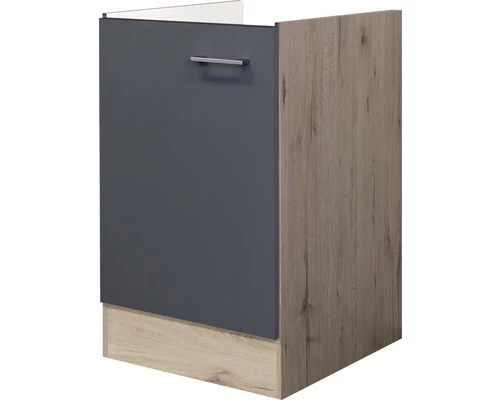 FLEX WELL Spoelbakkast Tiago Basaltgrijs 50x57,1x82 Cm 1 FLEX WELL Spoelbakkast Tiago Basaltgrijs 50x57,1x82 Cm