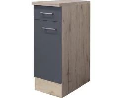 FLEX WELL Onderkast Tiago Basaltgrijs 30x60x85 Cm