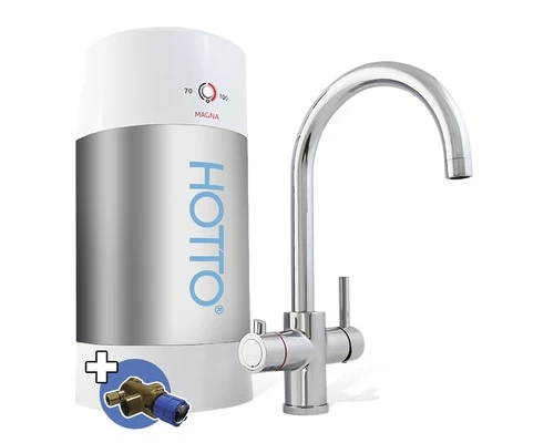 HOTTO Kokendwaterkraan Arco Combiset Incl. Mengventiel 8 L Chroom 1 HOTTO Kokendwaterkraan Arco Combiset Incl. Mengventiel 8 L Chroom