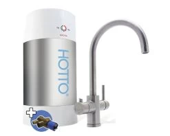 HOTTO Kokendwaterkraan Arco Combiset Incl. Mengventiel 8 L RVS