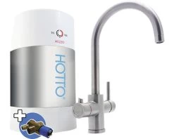 HOTTO Kokendwaterkraan Arco Combiset Incl. Mengventiel 5 L RVS