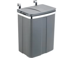 Wenko Inbouwafvalemmer Deur 12 Liter Grijs
