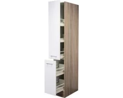 FLEX WELL Apothekerskast Samoa Murano Wit 30x57x200 Cm