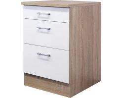 FLEX WELL Onderkast Samoa Wit 60x60x85 Cm