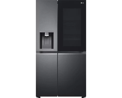 LG Side By Side Koel- Vriescombinatie GSXV91MCAF Zwart 1 LG Side By Side Koel- Vriescombinatie GSXV91MCAF Zwart