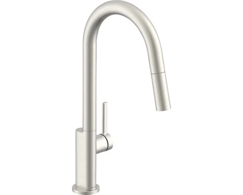 AVITAL Keukenkraan Panara Met Uittrekbare Handdouche RVS 1 AVITAL Keukenkraan Panara Met Uittrekbare Handdouche RVS