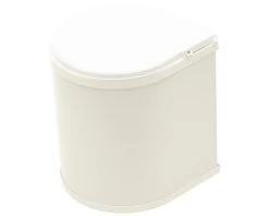 INNOVA Inbouwafvalemmer Metaal Wit 13 L