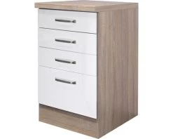 FLEX WELL Onderkast Valero Wit 50x60x86 Cm