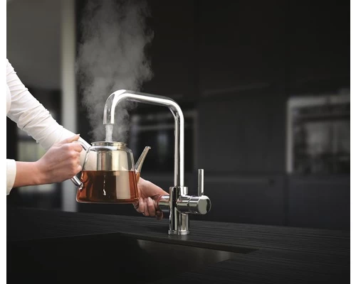 HOTTO 3-in-1 Kraan Quadro Chroom 3 HOTTO 3-in-1 Kraan Quadro Chroom - Afbeelding 3