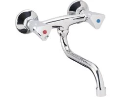 AVITAL Keukenkraan Piave Wandmontage Chroom